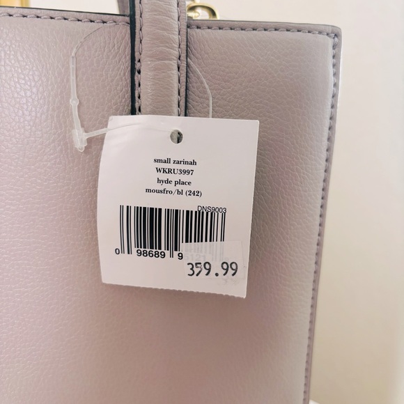 Kate‎ Spade Small Zarinah WKRU3997 Hyde Place Mousfro/Black - Picture 6 of 11